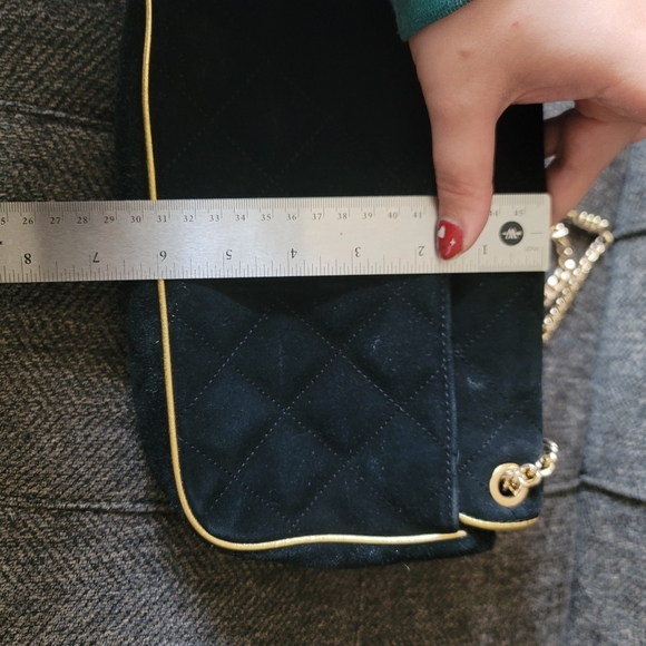 Michael Kors Suede Quilted Chain Crossbody - Picture 7 of 15